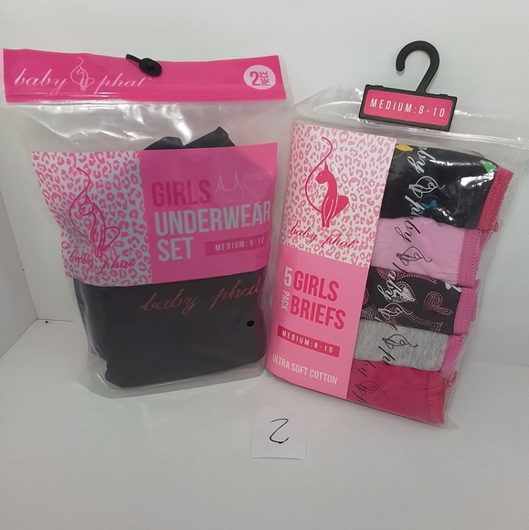 Baby Phat Accessories New Baby Phat 2 Pk Underwear Set And Briefts